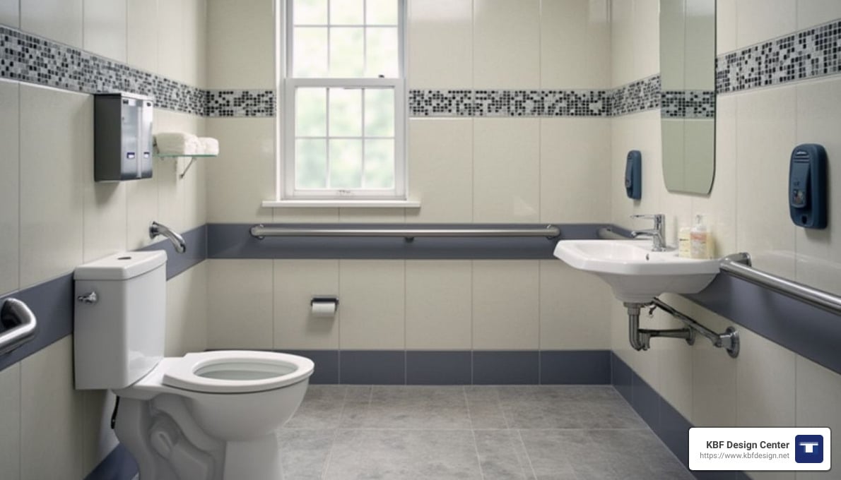 Buy In-Corner 3 Stall Solid Plastic Toilet Partitions (Handicap), image size:1190x680